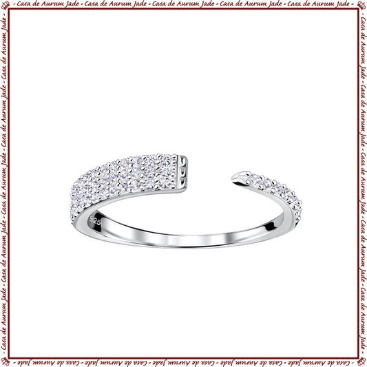 Cubic Zirconia Open Style Ring